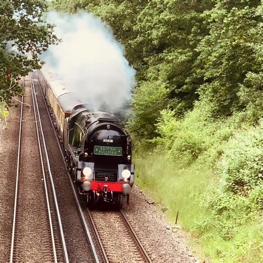 Clan Line Steam Locomotive