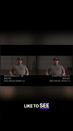 RED MONSTRO vs V-RAPTOR X: Which 8K Camera Reigns Supreme? #shorts