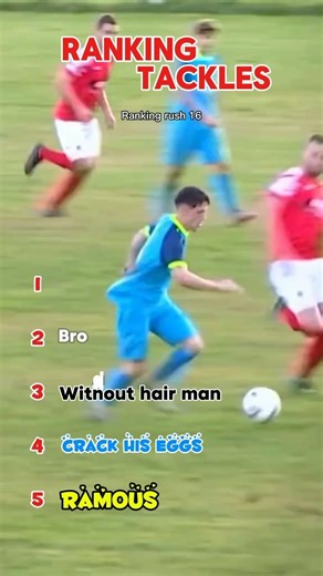 Top funny tackles in football😱🥵🥶