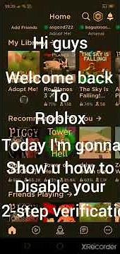 How to disable your roblox 2-step verification email in mobile (VIEW PINNNED COMMENT)