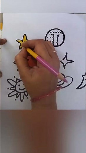 space drawing for kids / #Shorts,