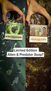 53K views · 1.5K reactions | Discover a universe of dangerous freshness with these Alien & Predator™-inspired briccs that will hunt down, rip up and destroy grime in no time. ALIEN AWAKENING & PREDATOR PURGE Dangerous Duo Smell like Intergalactic Mist and Jungle Hunt as you become the most fearsomely fresh being in space. | Dr. Squatch | Facebook