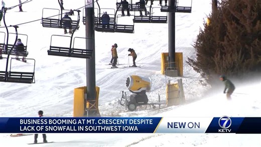 Mt. Crescent makes own snow to overcome lack of the real stuff