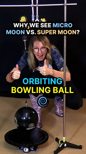 1.6M views · 26K reactions | Why we see a micro moon vs. super moon?  #reelsvideo #reels #reelsfb #fyp #fypシ #tamu #teachers #teaching #fun #physics #science #foryou #education #learn #interesting #moon #supermoon #micromoon #astronomy #space #barycenter | Texas A&M Physics and Astronomy | Facebook