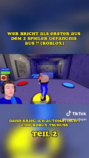 WER Bricht als ERSTER aus dem 2 SPIELER GEFÄNGNIS Aus !? (Roblox)
