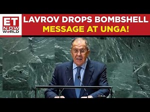 Russian Foreign Minister Sergey Lavrov Addresses UN General Assembly 2026