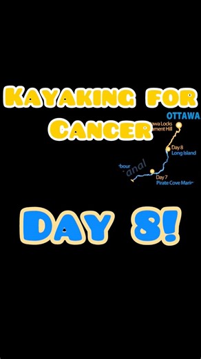 LAST day of kayaking for cancer! #kayakingforcancer #canadiancancersociety | Kayaking for Cancer
