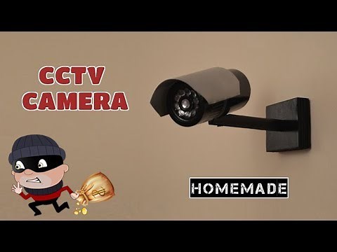 How to Make a Dummy CCTV Camera From Scrap