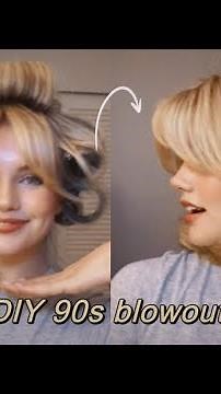 DIY 90's Blowout for Short Hair | Shoulder Length | Tutorial