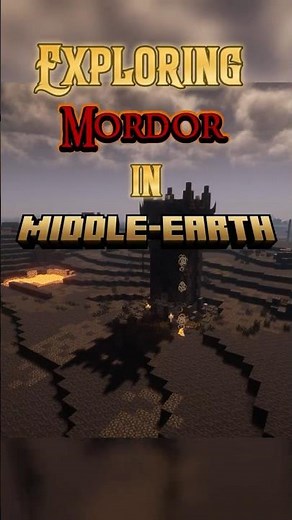 Exploring MORDOR in Minecraft!