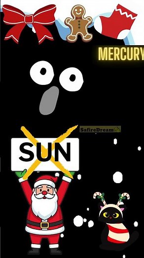 🎄❄️🪐 WHAT IF OUR SUN DISAPPEARED? 🪐 Learn planets of our Solar System for kids Christmas Planets