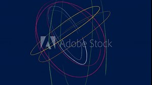 Hand drawn animation objects in motion colliding and exploding Stock Video