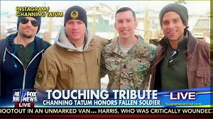 A Touching Tribute. Actor Channing Tatum posts a photo of him meeting a fallen Green Beret to honor the brave soldier’s legacy. Ainsley Earhardt Anna Kooiman | Fox & Friends First