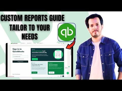 Customize Reports in QuickBooks Online | Save & Share Custom Layouts