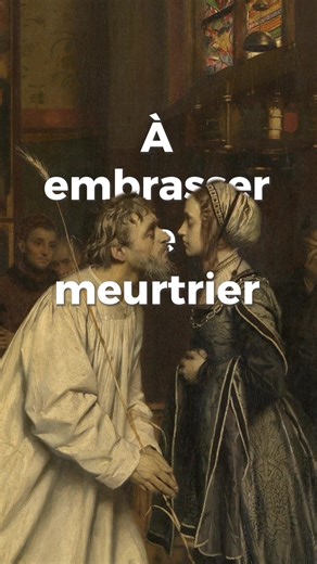 Un tableau avec une beauté assez étrange ! Dites moi ce que vous en pensez. PIERRE JEAN VAN DER OUDERAA - THE MOUTH KISS, 1879 #peinture #histoire #histoiredelart