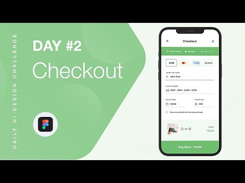 UI Design Challenge | Daily UI 002 | Credit Card Checkout Design