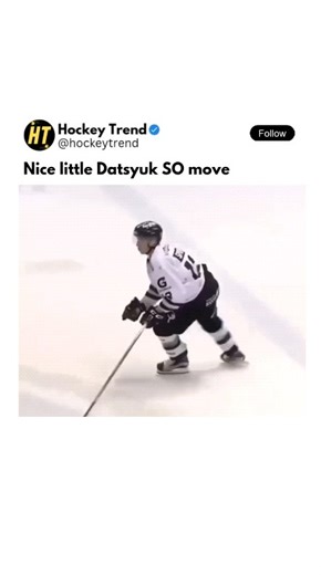 Hockey Trend on Instagram: "Datsyuk move GWG"
