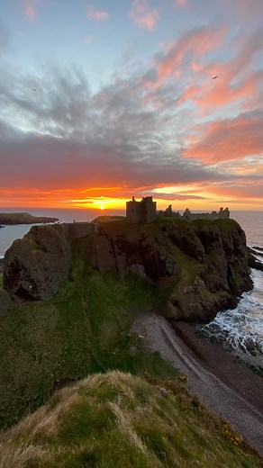 2K views · 167 reactions | Dunnottar Castle  Perched atop a 160...