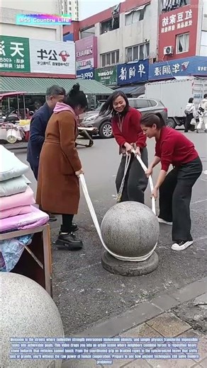 Ropes and Teamwork: How Community Effort Moves Massive Stone Barriers