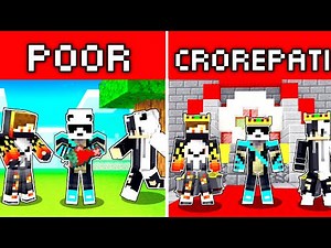 POOR TO CROREPATI🤑 in Minecraft with ‪@DashEmpireOG‬ and ‪@Flick29‬