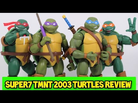 Super7 Ultimates TMNT 2003 Turtles Review 🥷🐢