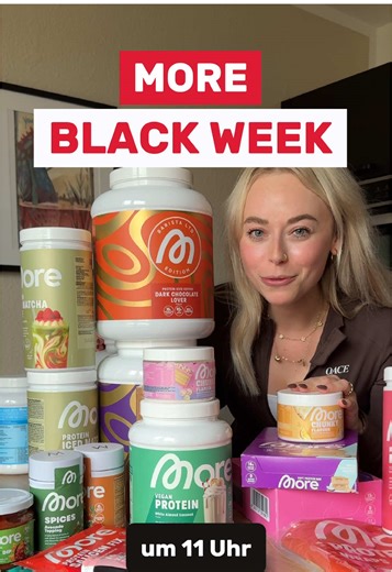 More Black Week Deals: Up to 50% Off Protein Products