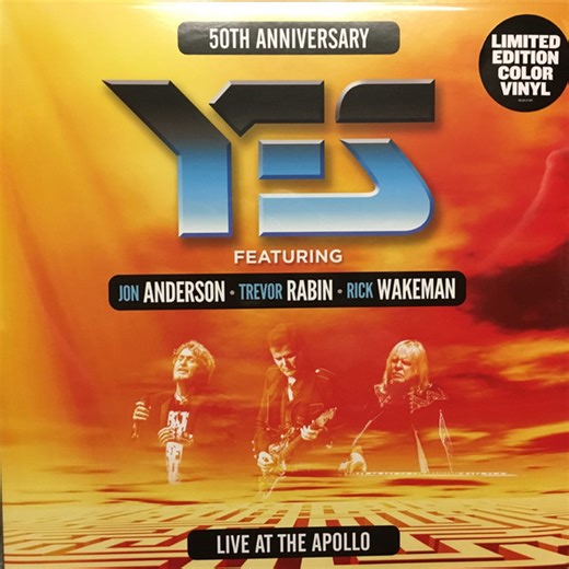 Yes Featuring Jon Anderson, Trevor Rabin, Rick Wakeman - Live At The Apollo (50th Anniversary)
