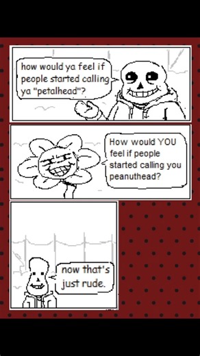 Peanut head! (Undertale comic dub) #undertale #comicdub #comics #undertalecomicdub