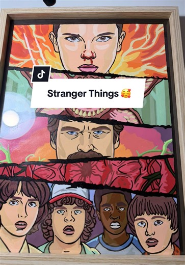 STRANGER THINGS 🤓 Il m’a pris du temps mais ça valait le coup 🥹🩷 Merci à @fiona.art.creation pour ce chef d’œuvre 😍🤌🏻