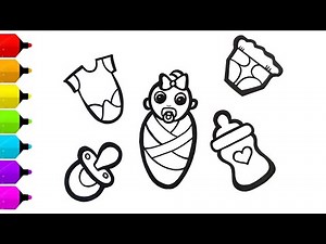 Easy Cute Baby Drawing Step by Step | Simple Baby Sketch for Beginners