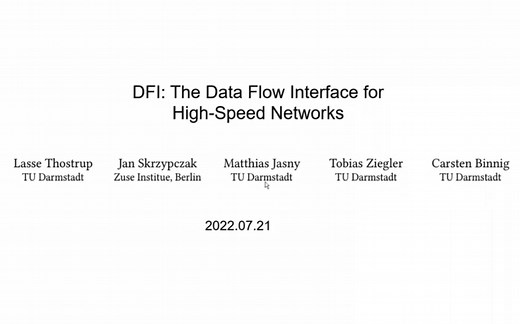 【论文分享】简单就好—DFI: The Data Flow Interface for High-Speed Networks