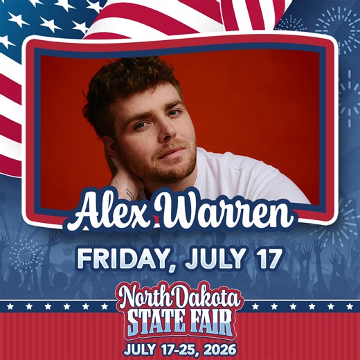 Tickets on sale for Alex Warren concert at NDSF