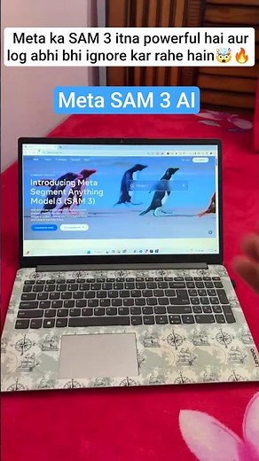 Meta ka SAM 3 itna powerful hai aur log abhi bhi ignore kar rahe hain 😳🔥 #metaai #sam3 #ai #shorts