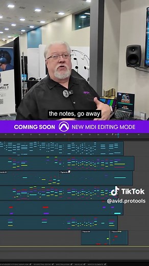 New MIDI Editing Mode in Pro Tools Coming Soon