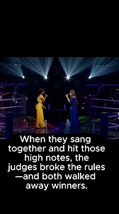 366K views · 10K reactions | When Carlotta Bach and Desirey Sarpong Agyemang hit those high notes together, the whole stage lit up✨. Their voices blended beautifully, creating a powerful moment that moved both the audience and the judges. The judges were so impressed that they broke the rules and sent both singers through as winners. Enjoy the full performance — it’s linked in the first comment!  | Smaily Music Zone | Facebook