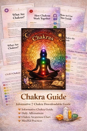 7 Chakra Guide Printable - Etsy