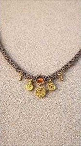 Micro macrame necklace ✨ Full tutorial on my channel#macrame #micromacrame #bohojewelry