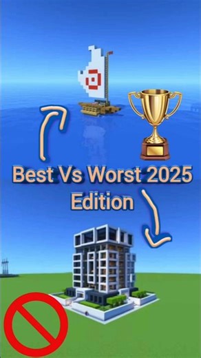 Minecraft 2025: Best Vs Worst - Moana's Boat Vs Skyscraper Office Building ⛵️🏢