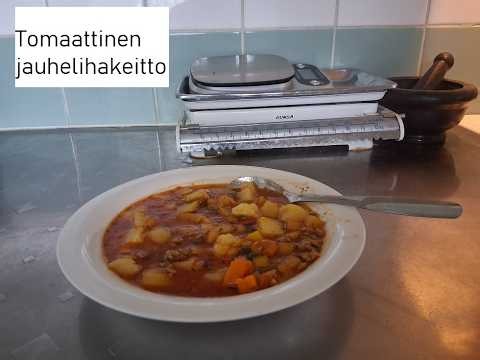 Jaakko kokkaa: Jauhelihakeitto (tomaattinen)