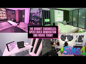 THE BONNET CHRONICLES HOME RENOVATION | THE SIMS 4 SPEED BUILD + CC HOUSE TOUR | The Sarah O.
