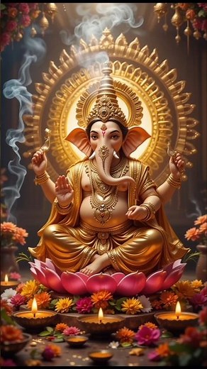|| GANPATI BAPPA MORYA || 🎯💚 #ganapatibapa #ganpati 😍