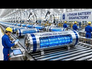 Inside A Futuristic Lithium Battery Factory