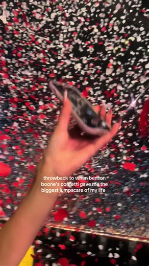 i didn’t know i could make that noise #bensonboone #americanhearttour #concert #bensonbooneconcert #concertconfetti