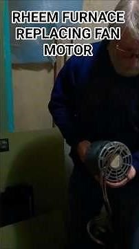 RHEEMS Furnace Blower Motor Replacement Made EASY