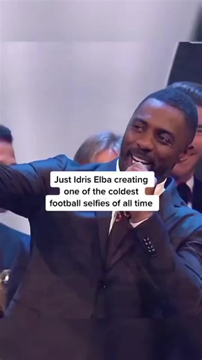 Idris Elba's Epic Football Selfie: The Coolest Selfie Ever?