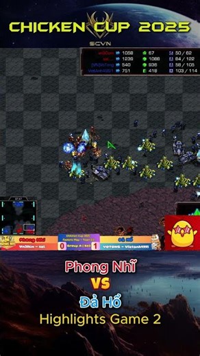 Phong Nhi vs Da Ho highlights game 2 #starcraft #shorts #scvn #esports