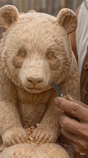 old man make a life size wooden elephant carrying panda baby#shorts #banaraslitfest #trending