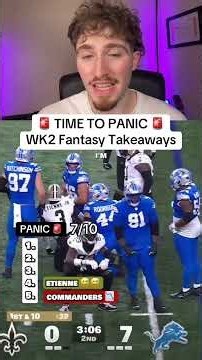 PANIC if you have these players in fantasy football right now 😅 #fantasyfootball
