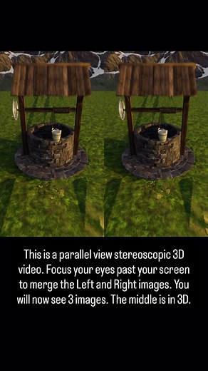 Well, Well, Well 😳 This is a parallel view stereoscopic 3D video. Focus your eyes past your screen to merge the Left and Right images. You will now see 3 images. The middle is in 3D. | Ben Greenberg