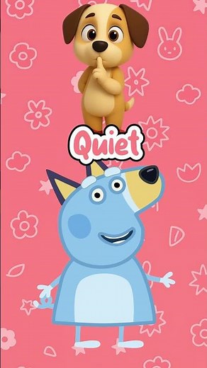 Bluey English Opposite Words 5 💙#english #education #kids #learning #beginner